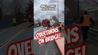 Massive Truck Crash on Bridge! 🚛🤯 
