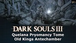 Dark Souls III Quelana Pryomancy Tome Location Old Kings Antechamber