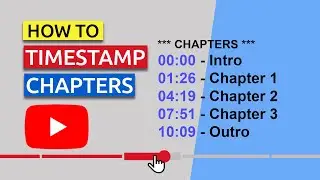How to Add Timestamps on YouTube Videos