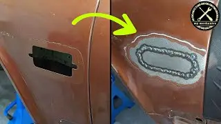 How to weld a Patch on a Car - Side Markers Delete 240Z