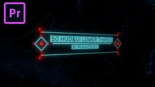 FREE 50 HUD UI Lower Thirds Template for Adobe Premiere Pro 2020 Above
