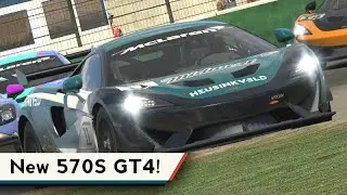 iRacing's New McLaren 570S GT4 (GT4s @ Hockenheim)