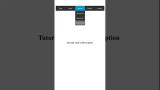 CSS Dropdown Menu Animation | CSS Animation Examples