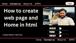 How to create web page in html using notepad pakenger