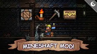This Mod Adds Abandoned MINESHAFT!: Terraria - Orchid Mineshaft