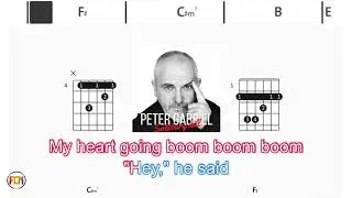 PETER GABRIEL Solsbury hill FCN GUITAR CHORDS & LYRICS