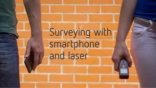 Building survey with smartphone and laser