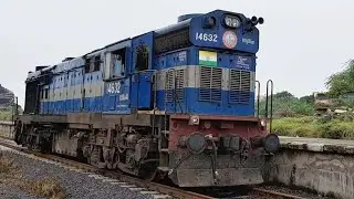 WDG3A Diesel Locomotive | Moula Ali Diesel Engine | Indian Railway Video | Railway Station Shunting