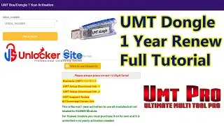 UMT Box/Dongle Renew Activation | Unlocker Site