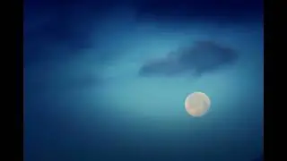Free to Use Happy Halloween Moon and clouds