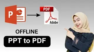 How to convert PowerPoint ppt / pptx to a PDF file