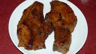 Корейка на кости. Очень вкусное жареное 
