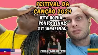REACTION TO Rita Rocha – Pontos Finais (1ª Semifinal | Festival da Canção 2024) | FIRST TIME HEARING
