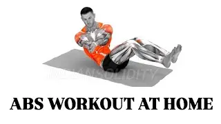 10 min abs workout at home  abs workout  