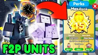 BEST STRATEGIES FOR GRINDING XP (Toilet Tower Defense)