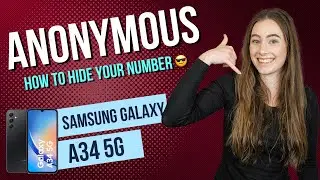 Samsung Galaxy A34 5G - How to hide your Phone number • 📱 • 👤 • 📞 • Tutorial