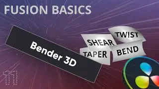 Fusion Basics Tutorial 11 - Bender 3D Node