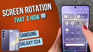Samsung Galaxy S24 how to turn on and off auto rotate