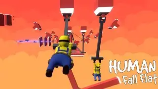 MINIONS DOING IMPOSSIBLE PARKOUR CHALLENGE in HUMAN FALL FLAT