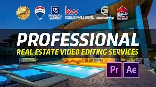 I will do professional real estate video editing services