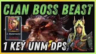 🔥 She's The PERFECT DPS For The Deaconeater 🔥 1 Key UNM Zinogre DPS GUIDE | RAID SHADOW LEGENDS