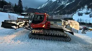 Pistenbully 400 Idle Sound 30 Minutes - Cummins Diesel White Noise
