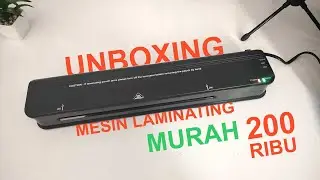 UNBOXING MESIN LAMINASI PANAS DAN DINGIN A4 F4 COCOK UNTUK PEMULA
