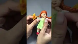 Ватная ёлочная игрушка  с подвижными ручками.