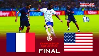 PES 2021 - FRANCE vs USA - Final FIFA World Cup 2022 - PC Gameplay