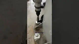Установка колонн подъёмника на химический анкер 