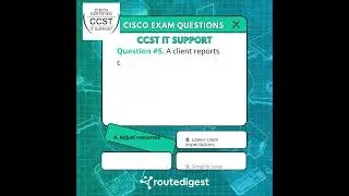 Cisco Certified Support Technician (CCST) IT Support