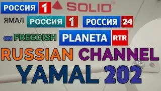 Russian Channels On Free Dish Receiver | YAMAL 202 - C Band(49°E) | Dish Pointer | Channel Info
