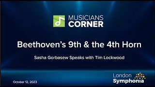 Musicians Corner, Episode 1