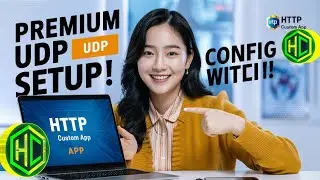 How to create  premium UDP custom config and set it up using the HTTP Custom