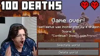 Losing 100 Hardcore modded Minecraft worlds (RLCraft)