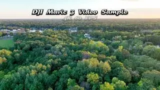DJI Mavic 3 Video Sample 4K 60 FPS Coon Rapids Minnesota