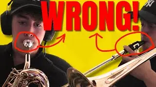 Putting a TROMBONE MOUTHPIECE on a BARI SAX!!! | Crazy Results!!!