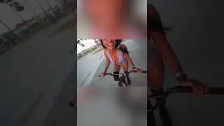 Girl Tries To Ride My Bike For The First Time.. 😳