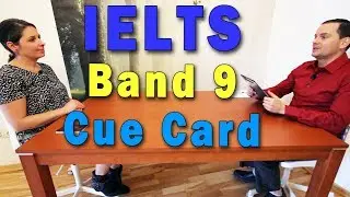 IELTS Speaking Cue Card - Band 9 'Event' with subtitles
