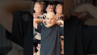 handsome bald face mask #cross-dressing#silicone mask #disguise #likeabilityincentive plan#subscribe