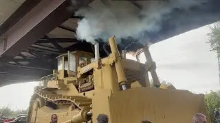 IL PIÙ GRANDE BULDOZER AL MONDO ACCO DOZER FINALMENTE RIMESSO IN MOTO 13-10-2024 MOST BIG DOZER