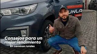 Consejos para un mejor rendimiento de una camioneta en caminos rurales