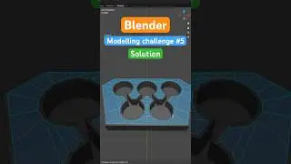 Blender Modelling Challenge 5 Solution | 