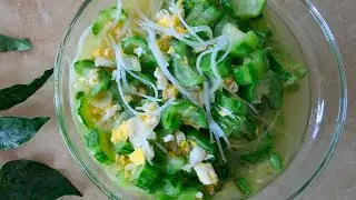 Oyong Vegetable Soup Recipe / Gambas