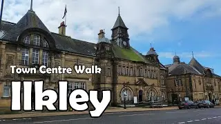 Ilkley, West Yorkshire【4K】| Town Centre Walk 2021