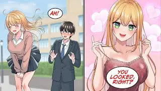 [Manga Dub] I accidentally look under the skirt of the most beautiful delinquent and... [RomCom]