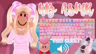 ROBLOX Tower Of Hell KEYBOARD ASMR! *Very Clicky* #1 (𝗵𝗮𝗻𝗱 𝗰𝗮𝗺!😱) *the footage is DELAYED*