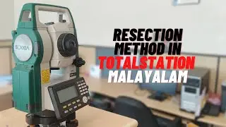 HOW TO DO RESECTION IN TOTAL STATION || MALAYALAM