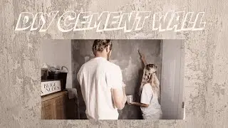 DIY CEMENT WALL