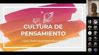 Encuentros inspiradores, buena práctica visibilizando el pensamiento en la virtualidad.